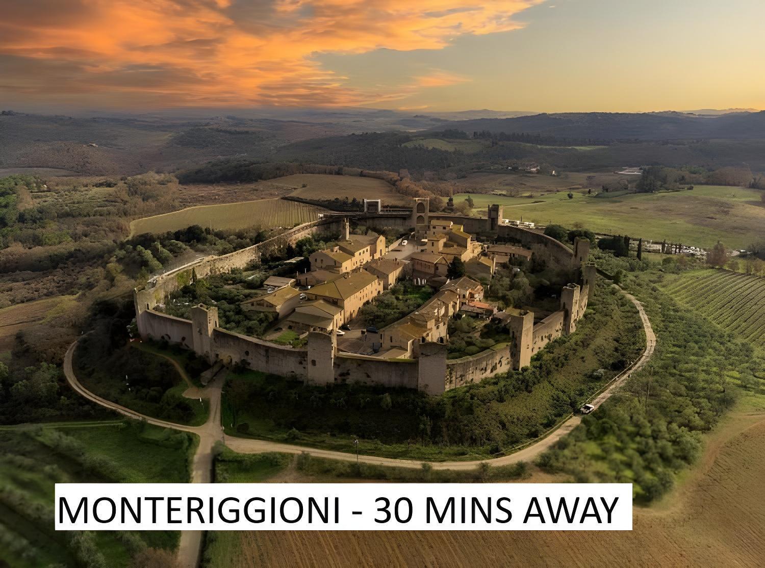 Lacollinatuscany Between San Gimignano And Volterra Bagian luar foto